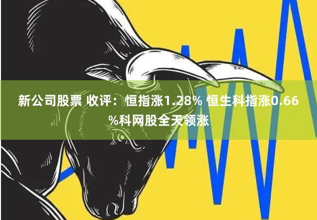 新公司股票 收评：恒指涨1.28% 恒生科指涨0.66%科网股全天领涨